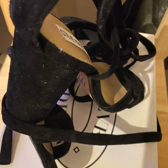 Steve Madden, Black Suede , Christey, size 9 - Picture 5 of 5